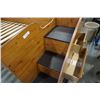 Image 3 : LOFT BED FRAME WITH DRAWERS AND STEPS