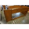 Image 4 : LOFT BED FRAME WITH DRAWERS AND STEPS