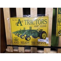 JOHN DEERE REPRO METAL SIGN
