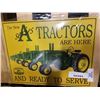 Image 2 : JOHN DEERE REPRO METAL SIGN