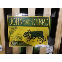 JOHN DEERE REPRO METAL SIGN