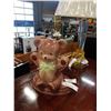 Image 1 : MID CENTURY WIND UP MUSICAL  BEAR LAMP