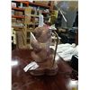 Image 2 : MID CENTURY WIND UP MUSICAL  BEAR LAMP