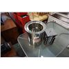 Image 3 : METAL WASTE BIN AND SPINNING SPICE RACK