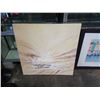 Image 2 : ABSTRACT PAINTING ON CANVAS AND CITY DOCK PRINT