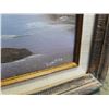 Image 11 : SHIP AND 2 BEACH PAINTINGS ON CANVAS