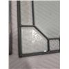 Image 3 : 2 LEADED GLASS PANELS