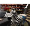 Image 2 : 25 INCH LEATHER WRAPPED ZEBRA FIGURE