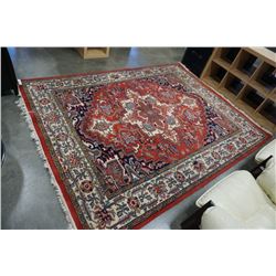 APPROX 82 INCH FRINGED AREA CARPET