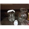 Image 3 : LOT OF GLASS VASES