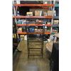 Image 1 : BLACK METAL AND GLASS SHELF
