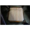 Image 3 : RUSTIC STUDDED DINING TABLE WITH 2 BARLEY TWIST CHAIRS