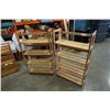 Image 1 : 2 WOOD FOLDING SHELVES - PIER 1 IMPORTS