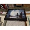 Image 3 : SIGNED  GENE MURRAY PICTURE, ORCA PRINT, AND OTHER FRAMED PRINT
