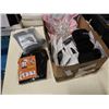 Image 3 : BOX OF SUPPORT BRACES AND EARBUDS