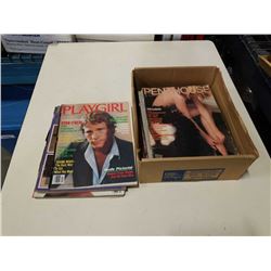 Box of Adult magazines