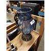 Image 2 : CAST IRON AND GLASS VASE