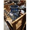 Image 3 : CAST IRON AND GLASS VASE