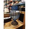 Image 5 : CAST IRON AND GLASS VASE
