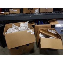 4 BOXES OF KITCHEN ITEMS AND ESTATE GOODS