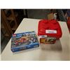 Image 1 : TOTE OF LEGO AND LEGO TRUCK AND LEGO CITY SET