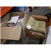 Image 1 : 2 BOXES KITCHEN ITEMS, GLASSES, COLLANDER