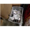 Image 2 : 2 LARGE BOXES AND TOTE OF KITCHEN ITEMS, DECORATIONS, VASE