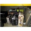 Image 1 : Box of appliences, coffe maker and light fixture