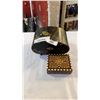 Image 1 : ORIENTAL WOODEN JEWELLERY BOX W/ CONTENTS AND WOODEN JEWELLEY BOX W/ CONTENTS
