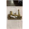 Image 1 : BRASS STEAM TRAIN PLAQUE