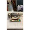 Image 1 : IQ tester, vintage spelling board protractor pantograph and more