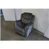 Image 10 : BRAND NEW MODERN VELVET 3 PIECE SOFA SET W/ DROP DOWN CONSOLE AND ROCKING RECLINER - RETAIL $2899