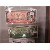 Image 1 : 1954 CANADIAN 1 AND 2 DOLLAR  BILLS