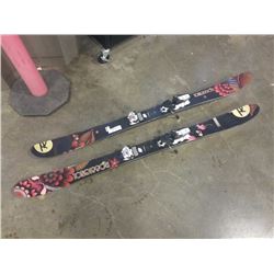 LADIES ROSSIGNOL S3 159 SKIS WITH MARKER SQUIRE BINDINGS