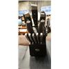Image 2 : HAMPTON FORGE KNIFE BLOCK WITH KNIVES