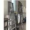 Image 2 : ALL CONTENTS OF PAINT BOOTH INCLUDING 12' WOODEN STEP LADDER, 2 - 10' WOODEN STEP LADDERS, 8' WOODEN