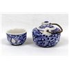 Image 4 : Miniature Ceramic Pottery Teapot and Cup