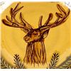 Image 2 : Bulgarian Glazed Pottery Clay Stag Plate
