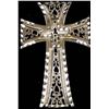 Image 2 : Sterling Silver Diamond Cut Cross Pendant