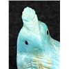 Image 2 : Zuni Carved Turquoise Quail Fetish by V. Cheama