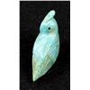 Image 3 : Zuni Carved Turquoise Quail Fetish by V. Cheama