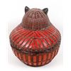 Image 4 : Lidded Wicker Cat Basket