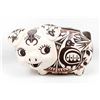Image 1 : Acoma Hand Painted Ceramic Pottery Piggy Bank