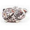 Image 4 : Acoma Hand Painted Ceramic Pottery Piggy Bank