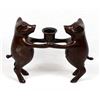 Image 5 : Chinese Bronze Pig Candleholder