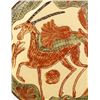 Image 2 : Bulgarian Ceramic Clay Pottery Ibex Plate