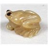 Image 3 : Zuni Travertine Frog Fetish by Ricky Laahty