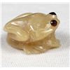 Image 5 : Zuni Travertine Frog Fetish by Ricky Laahty