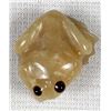 Image 7 : Zuni Travertine Frog Fetish by Ricky Laahty