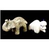 Image 4 : 2 Zuni Fetishes, Buffalo and Elephant
